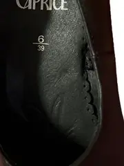 Vorschaubild 5 von Damen Slipper Schwarz Leder Gr. 39 Business Klassisch Absatz 4cm