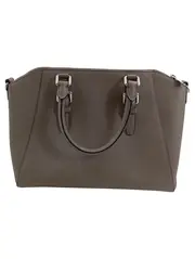 Vorschaubild 2 von Henkeltasche Damen Leder Grau Saffiano Shopper