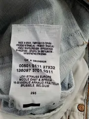 Vorschaubild 2 von 501 Jeans Herren W27 L32 Hellblau Regular Fit Straight