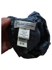 Vorschaubild 5 von Baby Kleid Jeansoptik Rüschen Gr. 62 Blau Baumwolle