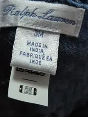 Vorschaubild 8 von Baby Kleid Jeansoptik Rüschen Gr. 62 Blau Baumwolle