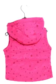 Vorschaubild 2 von Kinder Steppweste Gr. 92 Rosa Punkte Kapuze Gesteppt