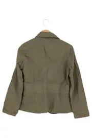 Vorschaubild 2 von Damen Leichte Jacke Blazer Gr. 36/S Oliv Casual Baumwolle