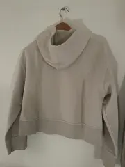 Vorschaubild 2 von Damen Kapuzenpullover Hoodie Sweatshirt Beige Gr. 38/M