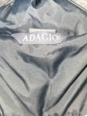 Vorschaubild 6 von Damen Steppmantel Gr. 42/XL Schwarz Kapuze Winterjacke Lang