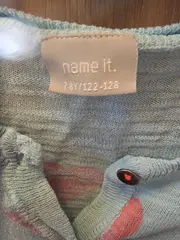 Vorschaubild 3 von Strickjacke Mädchen Gr. 122/128 Türkis Herzen Baumwolle