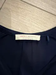 Vorschaubild 4 von Damen Bluse 3/4-Arm Dunkelblau V-Ausschnitt Gr. XS/34