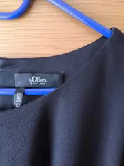 Vorschaubild 2 von Black Label Damen Freizeitkleid Schwarz Gr. 42 Elegant Glockenärmel