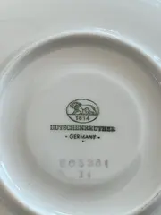 Vorschaubild 4 von Tasse Untertasse Porzellan Blau Geometrisch Glitzer Klassisch