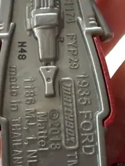 Vorschaubild 5 von 1935 Ford Pickup Modellfahrzeug Rot 7cm