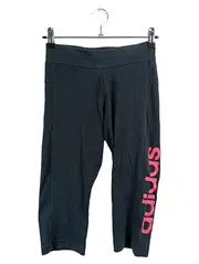 Vorschaubild 1 von Capri Leggings Kinder Mädchen Gr. 152 Schwarz Pink Sporthose