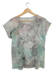 Vorschaubild 1 von Taifun Damen T-Shirt Gr. 38/M Mehrfarbig Grafisch Casual