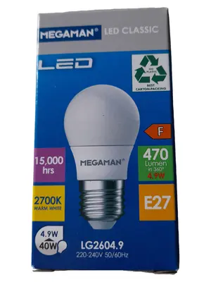 MEGAMAN LED Leuchtmittel