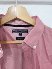Vorschaubild 3 von Hemd Herren M Rosa Freizeithemd Regular Fit Baumwolle