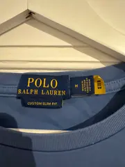 Vorschaubild 2 von Herren T-Shirt Custom Slim Fit Blau Größe M