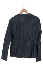 Vorschaubild 2 von Damen Lederjacke Blau Gr. 36/S Casual Streetwear