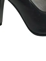 Vorschaubild 5 von Damen Pumps Gr. 39 Schwarz Leder Elegant