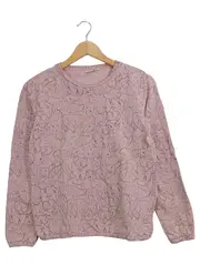Vorschaubild 1 von Kinder Langarmshirt Rosa Tiermotiv Gr. 158/164