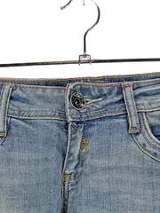 Vorschaubild 3 von Damen Jeans Shorts Capri Hose 36x30 Blau Casual