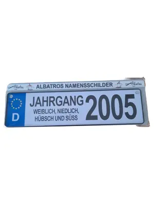 ALBATROS Blechschild