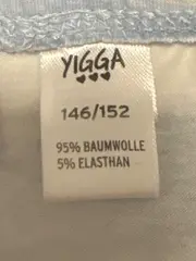 Vorschaubild 4 von Leggings Kinder Mädchen Gr. 152 Blau Gestreift Baumwolle Casual