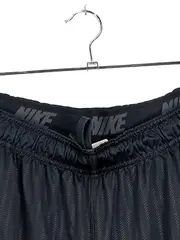 Vorschaubild 3 von Herren Sport Shorts XL Schwarz Strukturmuster Logo Print Polyester