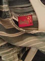 Vorschaubild 5 von Mädchen Sommerkleid Gr. 80 Blau Weiß Gestreift Baumwolle