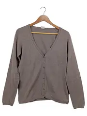 Vorschaubild 1 von Damen Strickjacke Beige Casual Einheitsgröße