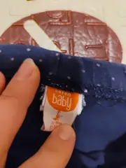 Vorschaubild 5 von Baby Mädchen Leggings Gepunktet Blau Gr. 86