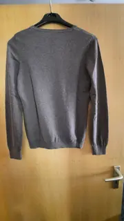Vorschaubild 3 von Damen Pullover V-Ausschnitt Gr. 40/L Braun Casual