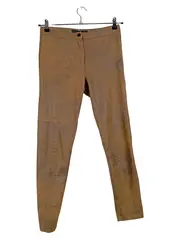 Vorschaubild 1 von Woman Slim Fit Lederhose Damen Braun Gr. M Casual
