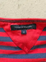 Vorschaubild 3 von Damen T-Shirt Gestreift Rot Blau Gr. M Maritim