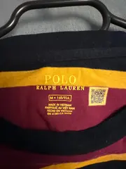 Vorschaubild 3 von Langarmshirt Herren L Gestreift Navy Bordeaux Gelb