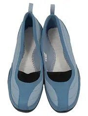 Vorschaubild 2 von LANDS END Ballerinas Damen Gr. 38 Blau Casual Slipper Freizeitschuhe