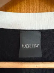 Vorschaubild 2 von Strickjacke Damen Gr. 40/42 Schwarz Weiß 3/4-Arm Klassisch