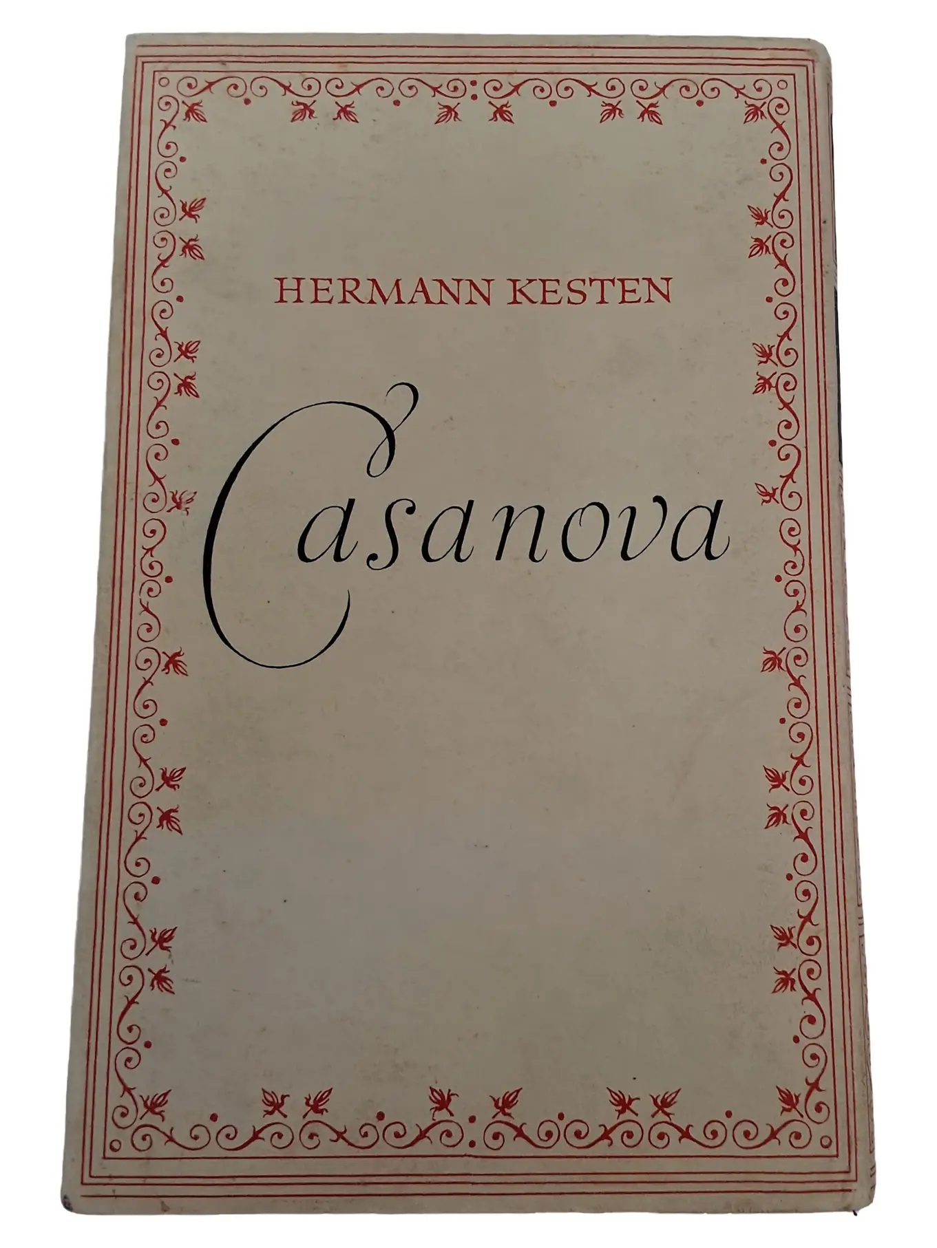 Hermann Kesten Casanova Biografischer Roman Hardcover Buch Deutsch