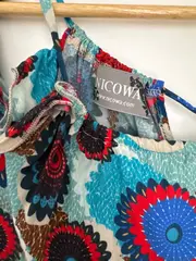 Vorschaubild 7 von Damen Sommerkleid 34 Mehrfarbig Blumenmuster Bohemian Cut-Outs Rüschen