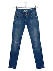 Vorschaubild 1 von Damen Destroyed Jeans W26L32 Blau Casual Ripped Look