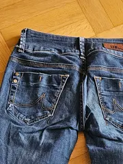 Vorschaubild 4 von Damen Destroyed Jeans W26L32 Blau Casual Ripped Look