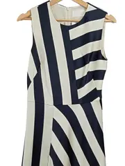 Vorschaubild 3 von Damen Festliches Kleid gestreift ärmellos Gr. 36/S