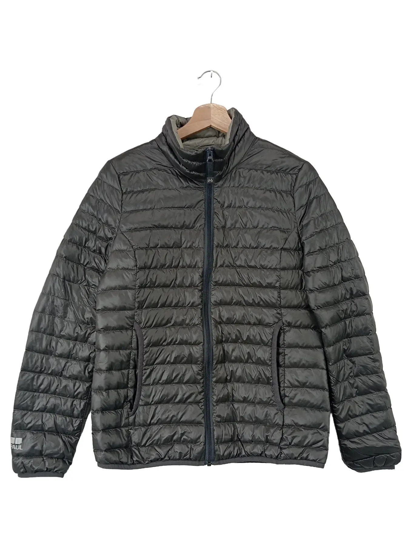 JEAN PAUL BERLIN Jean Paul Herren Steppjacke Gr. S (46) Grau Baumwolle Casual Outdoor