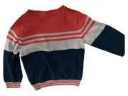 Vorschaubild 2 von Kinder Pullover Gr. 104/110 Gestreift Rot Grau Blau Casual