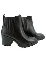 Vorschaubild 1 von Damen Stiefelette Gr. 35 Schwarz Urban Chelsea Boots Profilsohle