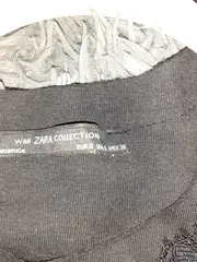 Vorschaubild 4 von Damen Top Gr. 36/S Elegant Blumenmuster Spitze Ärmellos Schwarz