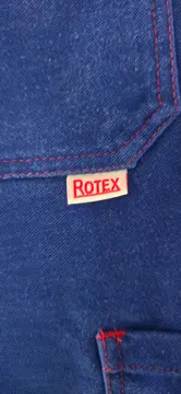 Vorschaubild 3 von ROTEX Arbeitshose Herren Gr. 50 Blau Baumwolle Workwear Berufshose