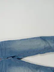 Vorschaubild 4 von Mädchen Jeans Slim Fit Gr. 134 Hellblau Used Look Stretch