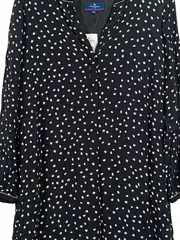 Vorschaubild 3 von Damen Langarmshirt Schwarz Punkte Gr. 42;XL Casual