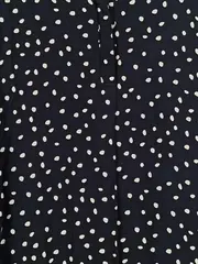 Vorschaubild 6 von Damen Langarmshirt Schwarz Punkte Gr. 42;XL Casual