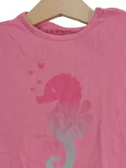 Vorschaubild 3 von Mädchen T-Shirt Seepferdchen Print Rosa Gr. 86 Baumwolle