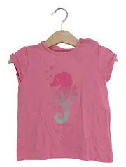 Vorschaubild 1 von Mädchen T-Shirt Seepferdchen Print Rosa Gr. 86 Baumwolle